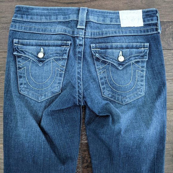 True Religion Becky Mother of Pearl Jeans- Size 28 - Picture 5 of 7